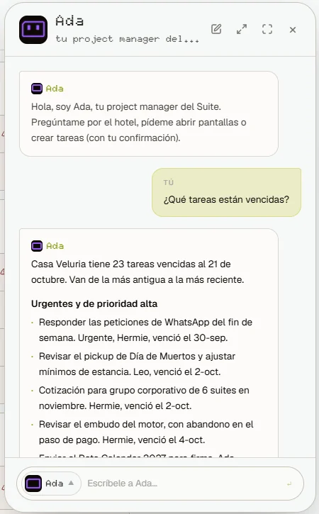Conversación con Ada